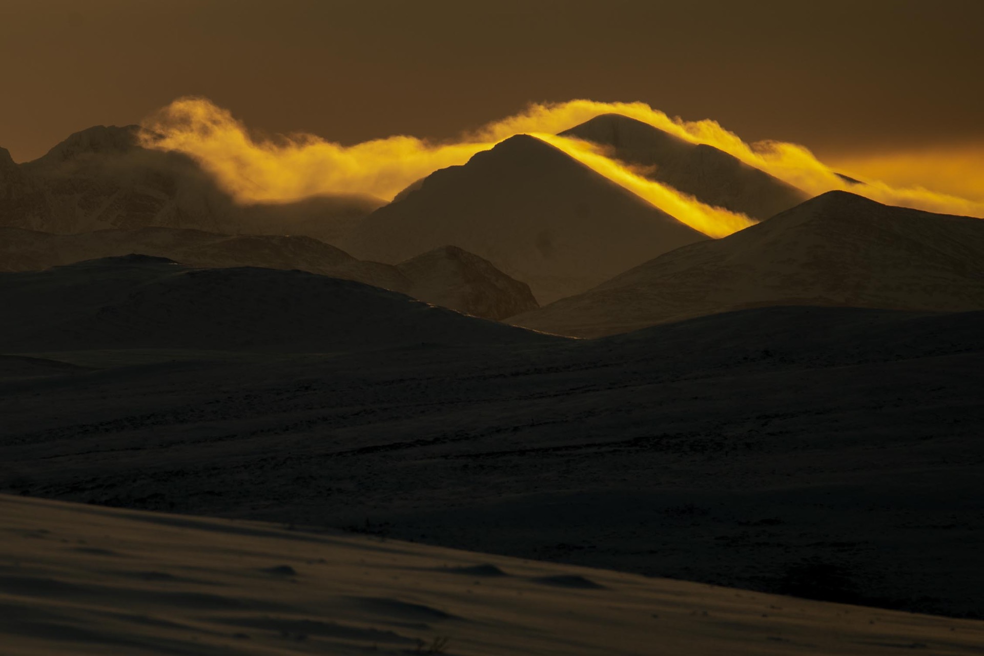Morgensol på Rondetopper